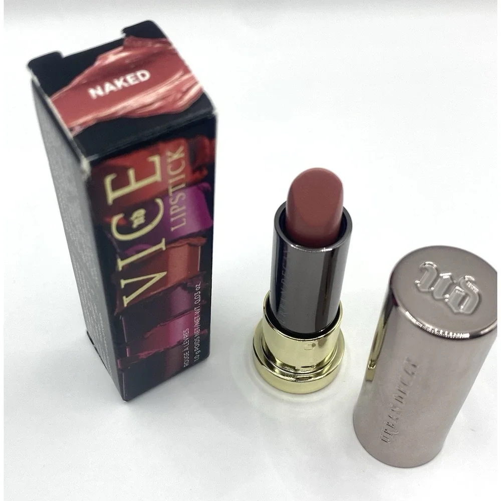 Urban Decay Vice Lipstick Naked (Cream) Travel Size .03 oz NIB